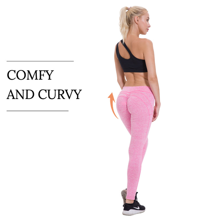 High Waist Push Up Workout Clothing Leggings