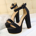 Sexy Block Buckle Women Pumps High Heels