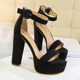 Sexy Block Buckle Women Pumps High Heels