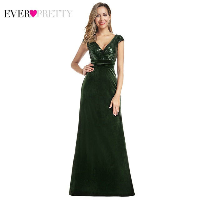 Sleeveless Mermaid Evening Dress