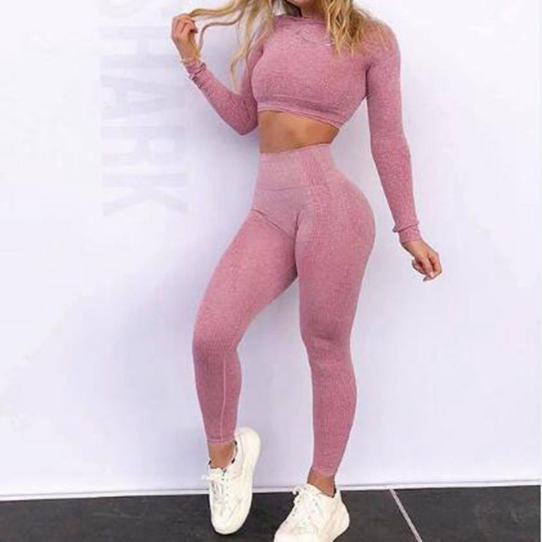 High Waist Running Seamless Yoga Set