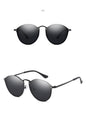 Luxury Coating Mirror Cat Eye Retro Rimless Sunglasses