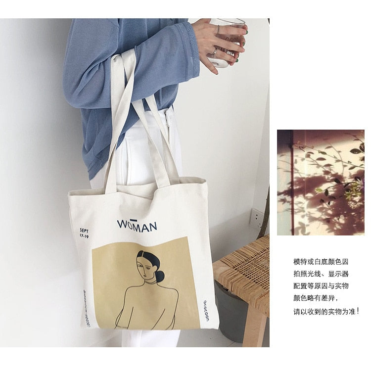 Elegant Canvas Tote Handbags