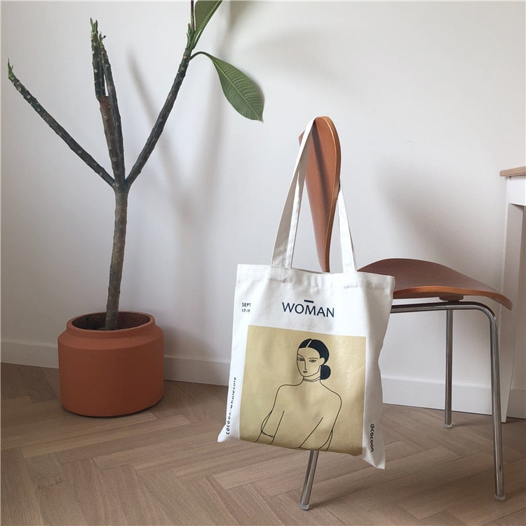 Elegant Canvas Tote Handbags