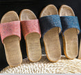 Indoor Shoes Home Flax Slippers