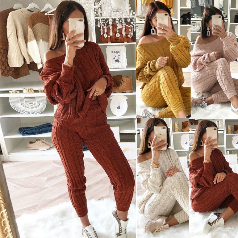 Sexy Women Cotton Tracksuit