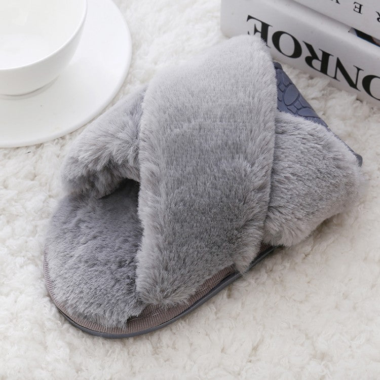 Faux Fur Winter Women Home Slippers