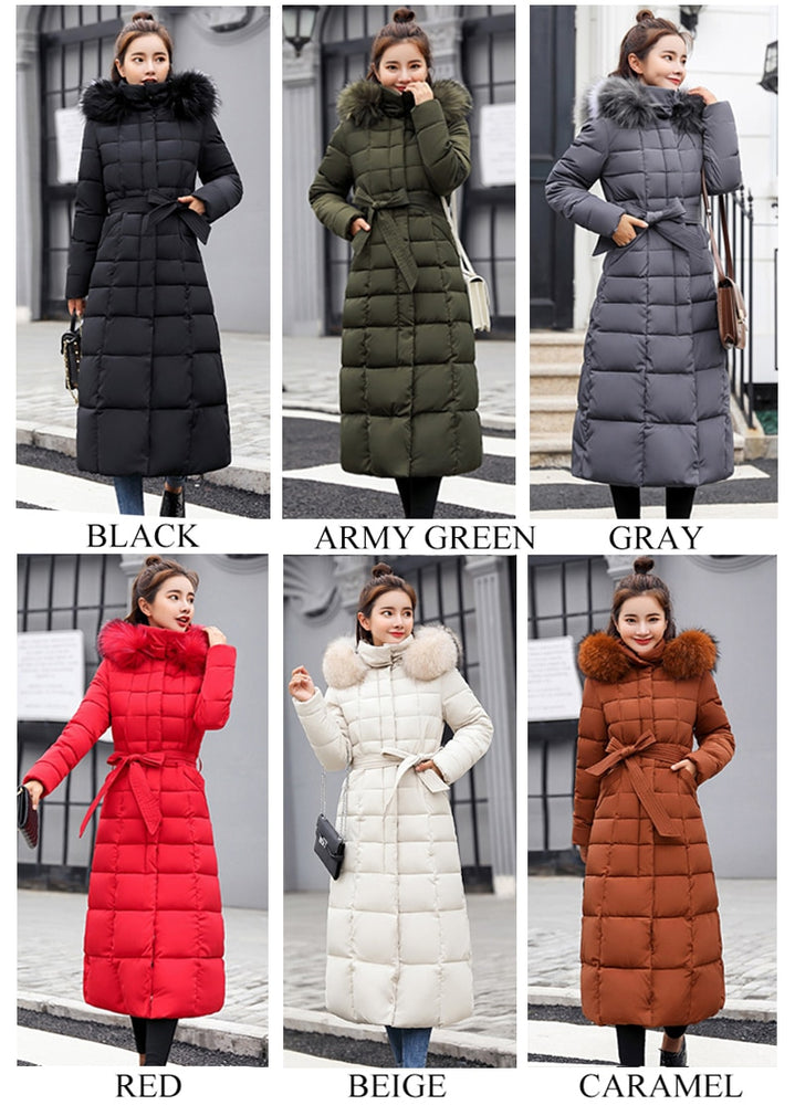 Cotton Padded Warm Thicken Slim Women Winter Jacket