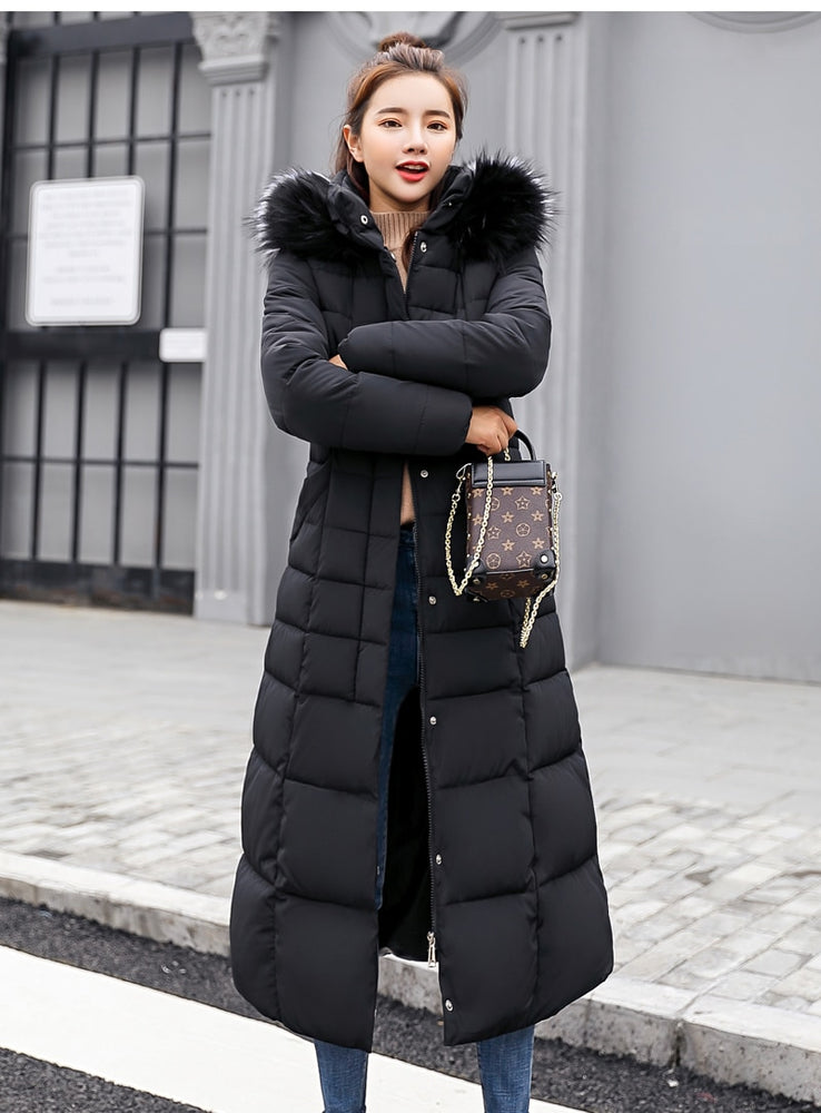 Cotton Padded Warm Thicken Slim Women Winter Jacket