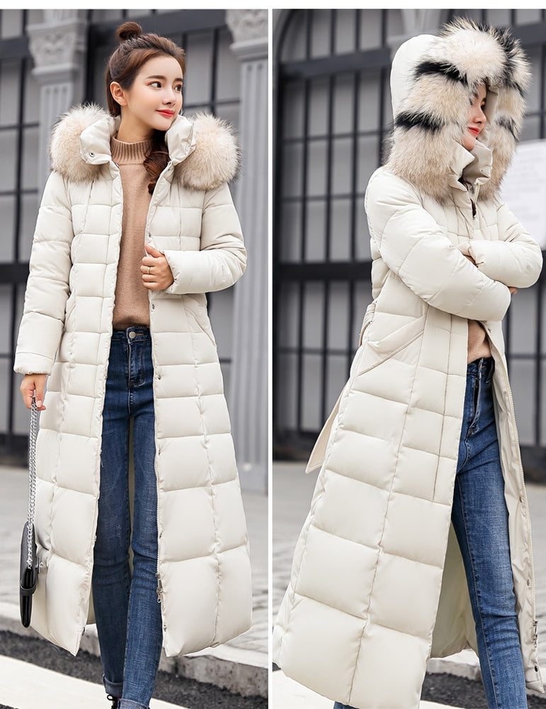 Cotton Padded Warm Thicken Slim Women Winter Jacket