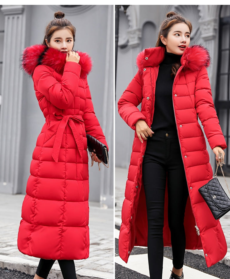 Cotton Padded Warm Thicken Slim Women Winter Jacket