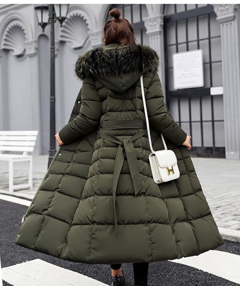 Cotton Padded Warm Thicken Slim Women Winter Jacket