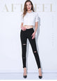 High Waist Skinny Denim Pencil Pants