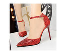 Pointed Toe Wedding Women High Heels Pumps