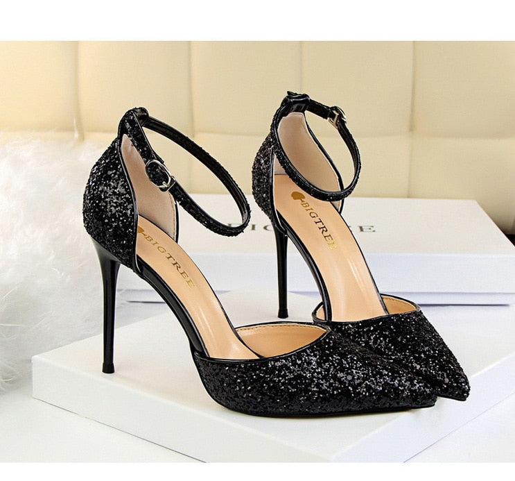 Pointed Toe Wedding Women High Heels Pumps