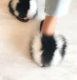 Real Fur Women Fox Fur Slippers