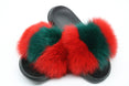 Real Fur Women Fox Fur Slippers