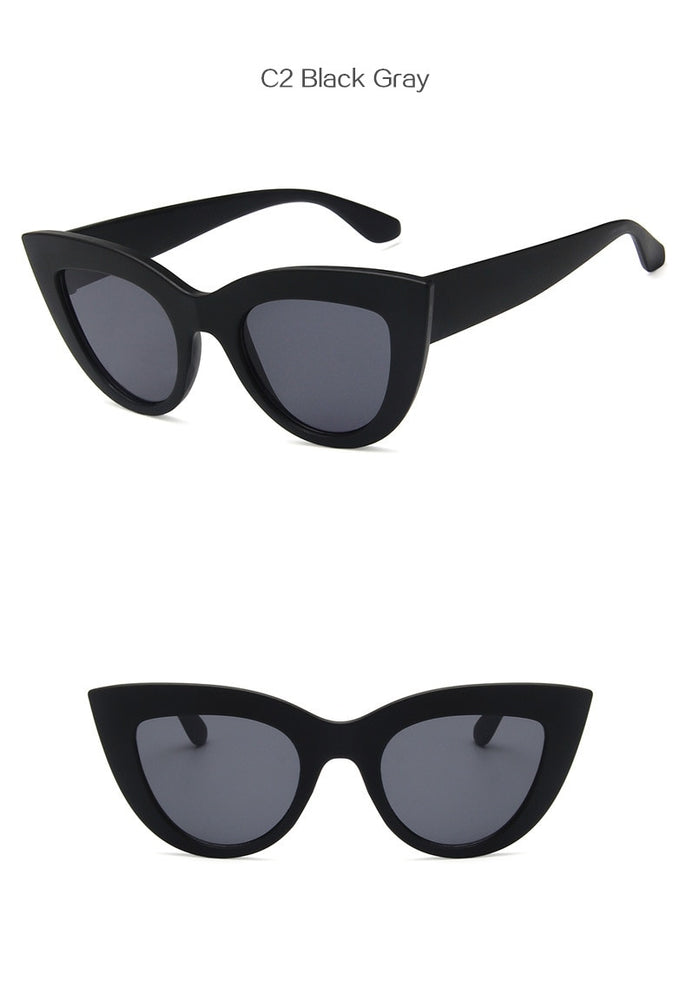 Retro Cat Eye Style Shades Sunglasses