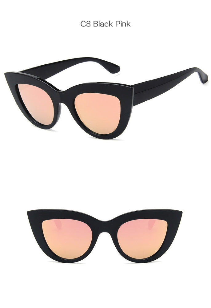 Retro Cat Eye Style Shades Sunglasses