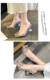 Luxury Women Pointed Toe Transparent High Heel Pumps