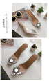 Luxury Women Pointed Toe Transparent High Heel Pumps