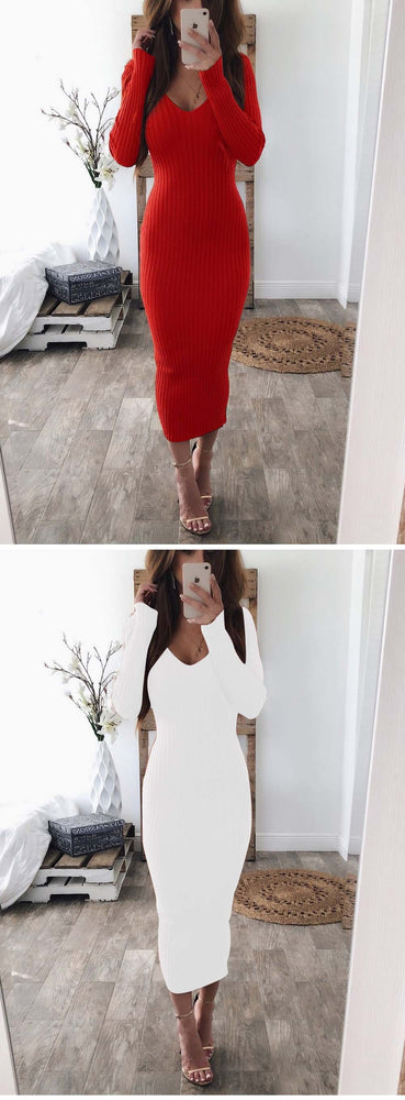 Casual Bodycon Slim Dress