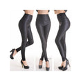 High Waist Faux Leather Stretch Leggings