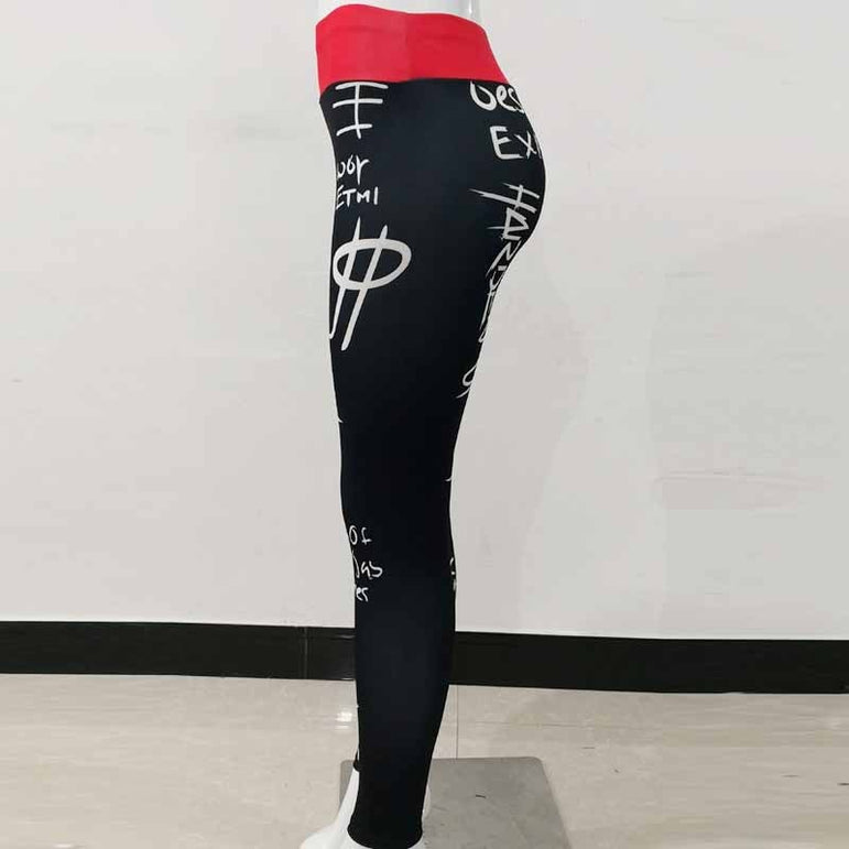 Elastic High Waist Gym Leggings