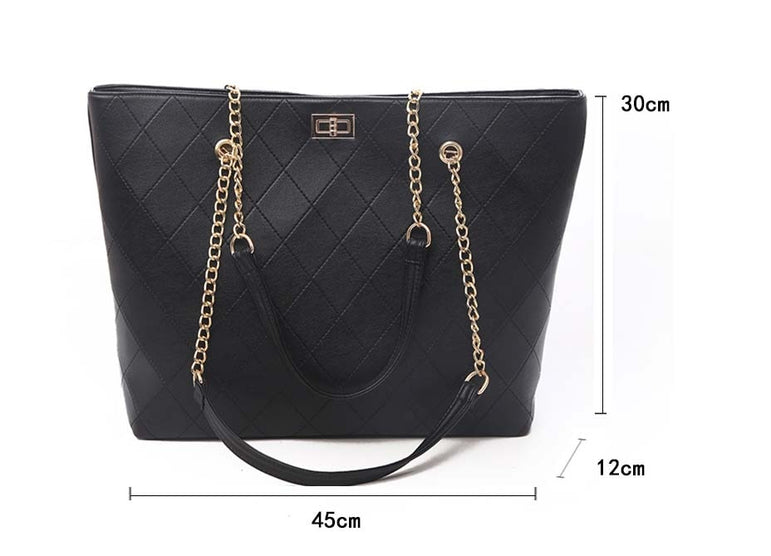 Luxury Leather women Tote Handbags