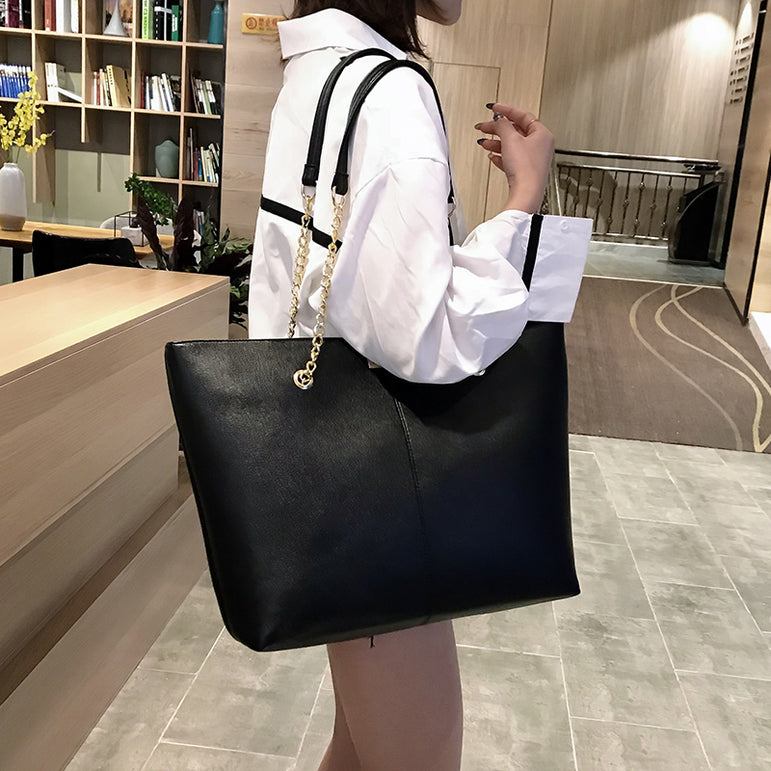 Luxury Leather women Tote Handbags