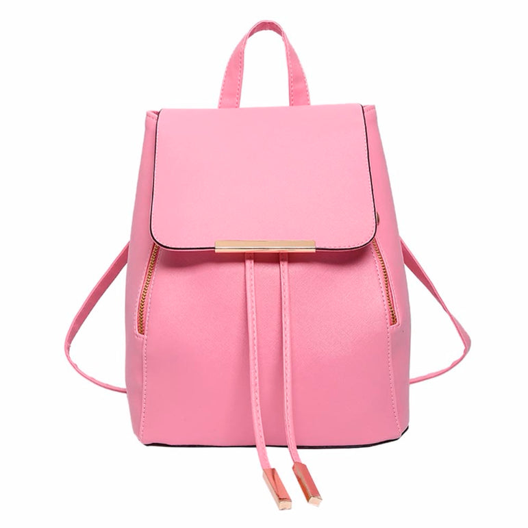 Leather Adolescent Girls Backpack