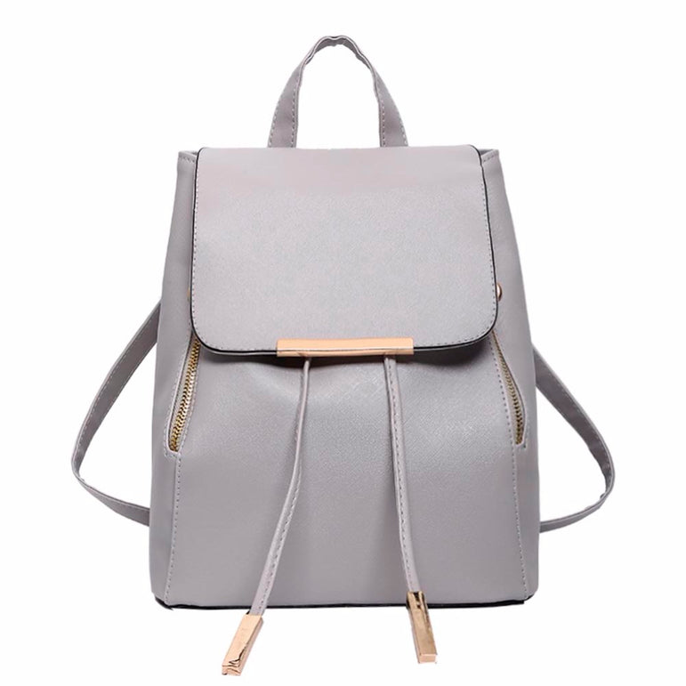 Leather Adolescent Girls Backpack