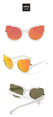 Gradient Lens Shades Cat Eye Sunglasses