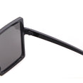 Big Square Frame Flat Oversized Sunglasses