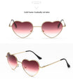 Rimless Heart Shaped Sunglasses