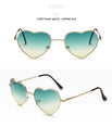 Rimless Heart Shaped Sunglasses