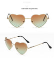 Rimless Heart Shaped Sunglasses