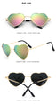 Rimless Heart Shaped Sunglasses