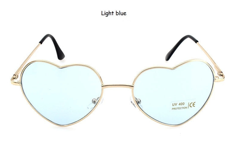 Rimless Heart Shaped Sunglasses