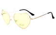 Rimless Heart Shaped Sunglasses