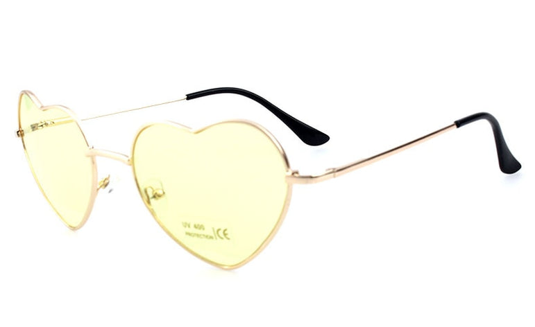 Rimless Heart Shaped Sunglasses