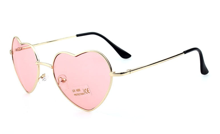 Rimless Heart Shaped Sunglasses