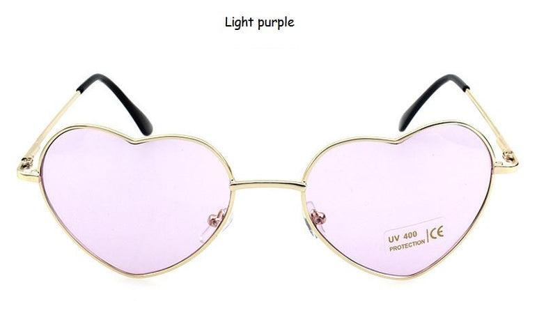 Rimless Heart Shaped Sunglasses