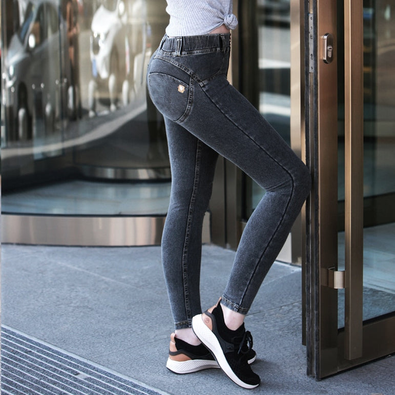 Push Up Casual Denim Skinny Pencil Leggings