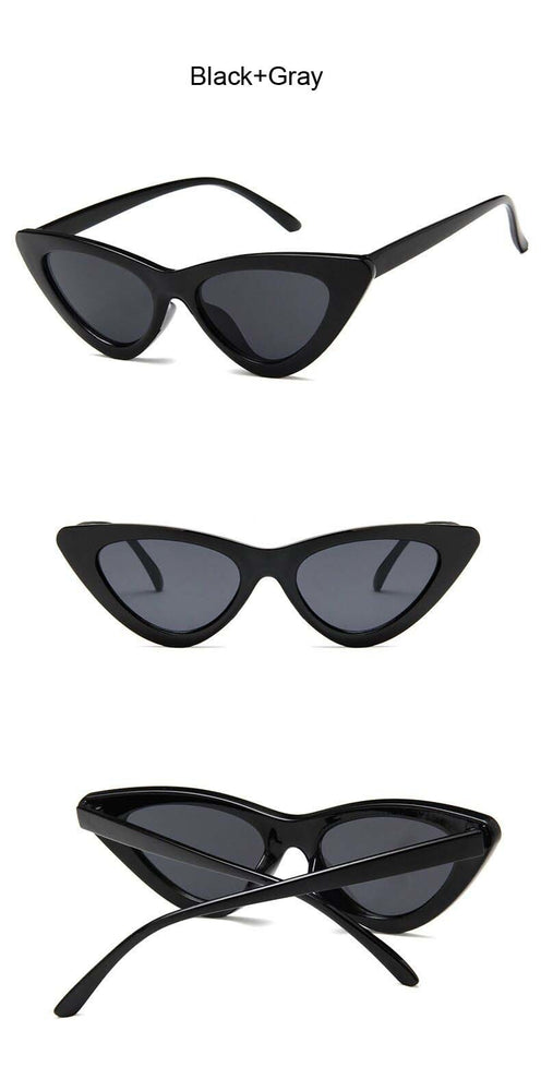 Retro Small Vintage Cateye Sunglasses