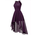 Halter Bow Bridesmaid party Gown Dress