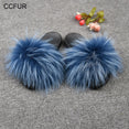 Warm Big Fluffy Fur Slipper