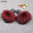 Warm Big Fluffy Fur Slipper