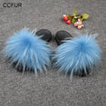 Warm Big Fluffy Fur Slipper