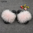 Warm Big Fluffy Fur Slipper